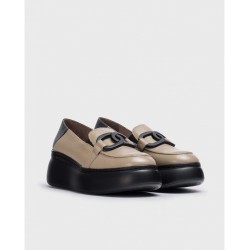 Mocasines Mujer Wonders Begin A-2611 Taupe