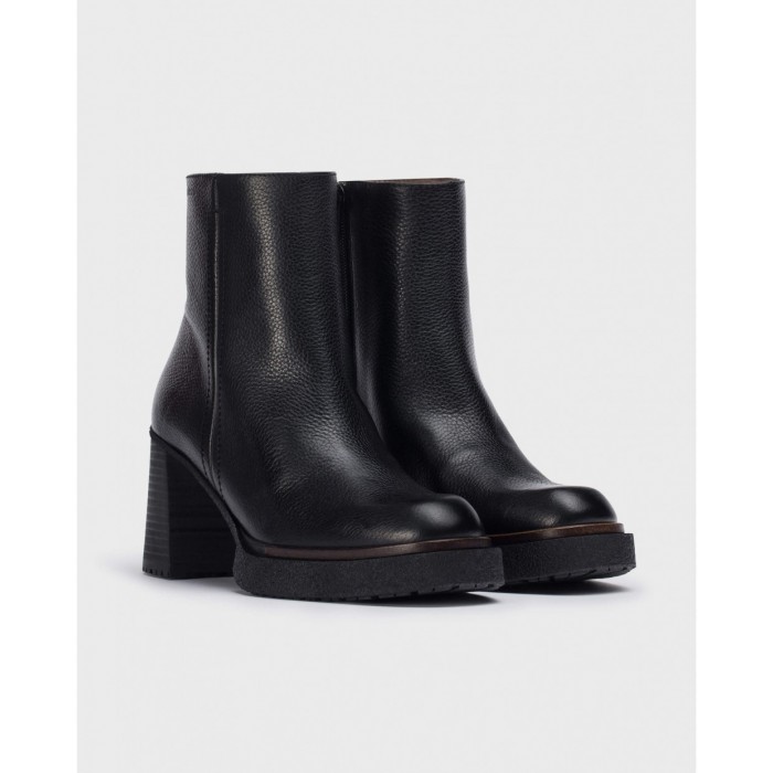 Botines Mujer Wonders Miera H-5203 Negro