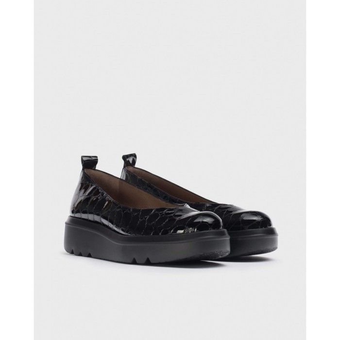 Mocasines Mujer Wonders Lewis A-2806 Negro