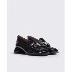 Mocasines Mujer Wonders Nara D-9811 Negro
