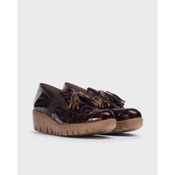 Mocasines Mujer Wonders Candy C-33254 Cuero