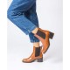 Botines Mujer Wonders Yani G-6207 Coñac