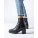 Botines Mujer Wonders Camila H-4432 Negro