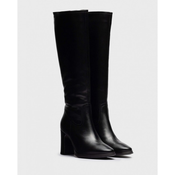 Bota Alta Mujer Wonders Garbi M-5106 Negro