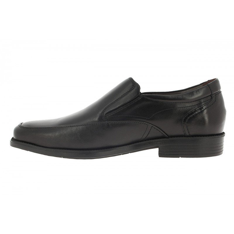 Zapatos mocasines Fluchos Rafael 7996 de Mallorca color negro.