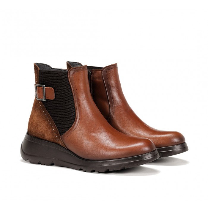 Botines Mujer Fluchos Mellea F1529 Cuero