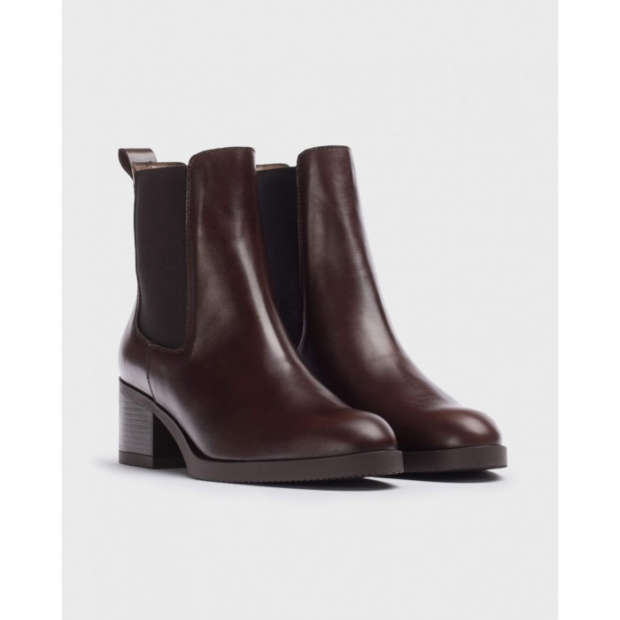 Botines Mujer Wonders Yani G-6207 Marrón Testa