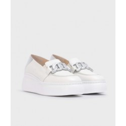Mocasines Mujer Wonders Begin A-2634 Blanco