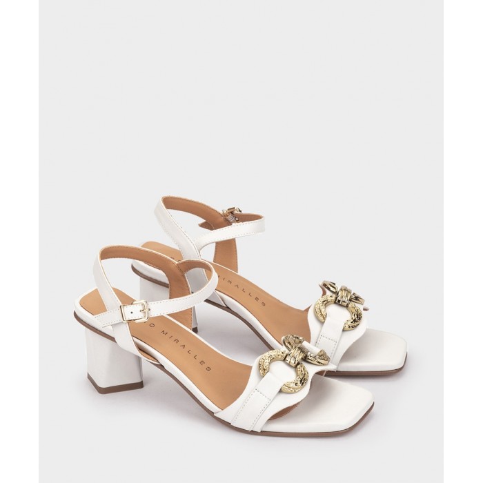 Sandalias Mujer Pedro Miralles Cobán 13223 Blanco