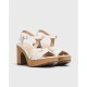 Sandalias Mujer Wonders Lisboa L-1022 Blanco