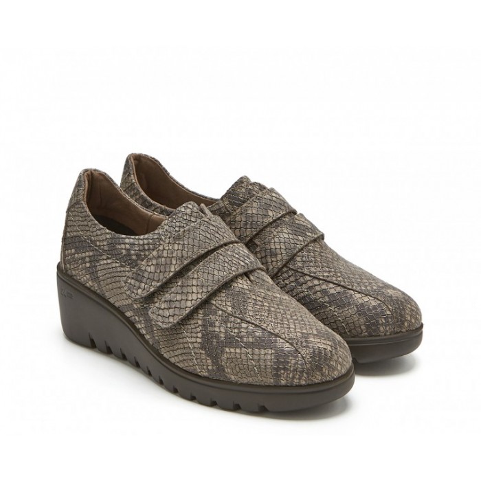 Zapatos Mujer Velcros 24 Hrs 24741 Marrón