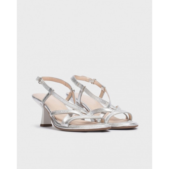 Zapatos Mujer Wonders Glow F-8103 Plata