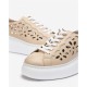 Deportivos Mujer Wonders Hole A-2613 Beige