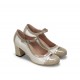 Zapatos Mujer Dorking Rodin D9092 Perla Blanco