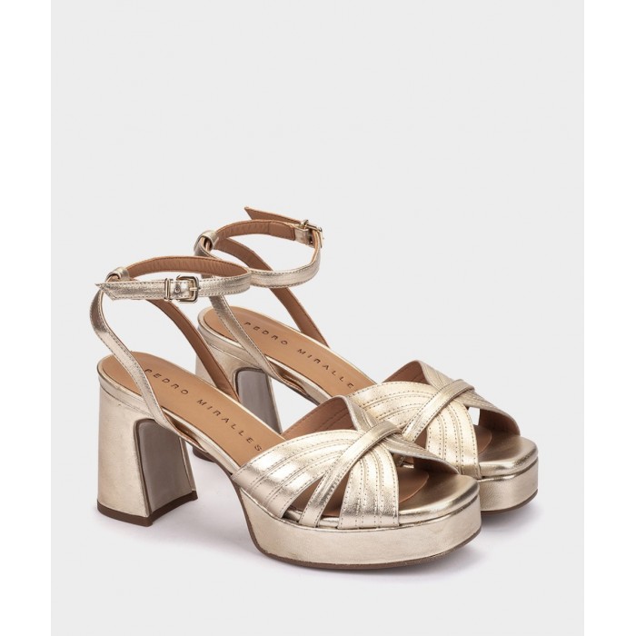 Sandalias Mujer Pedro Miralles Salamanca Platino