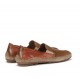 Mocasines Hombre Fluchos Dorian F1178 Cuero / Naranja