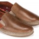 Mocasines Hombre Fluchos Dorian F1178 Cuero / Naranja