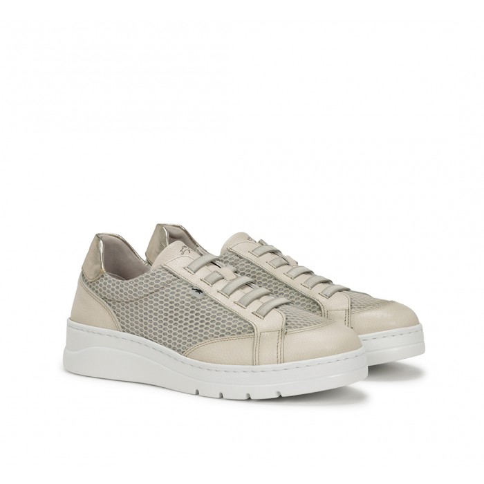 Zapatos Deportivos Mujer Fluchos Pompas F1668 Beige