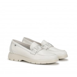 Mocasines Mujer Fluchos Gladis F1688 Blanco