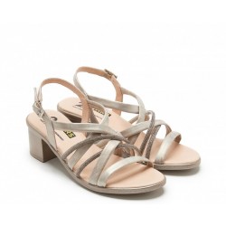 Sandalias Mujer 24 Hrs 25681 Combi Gris