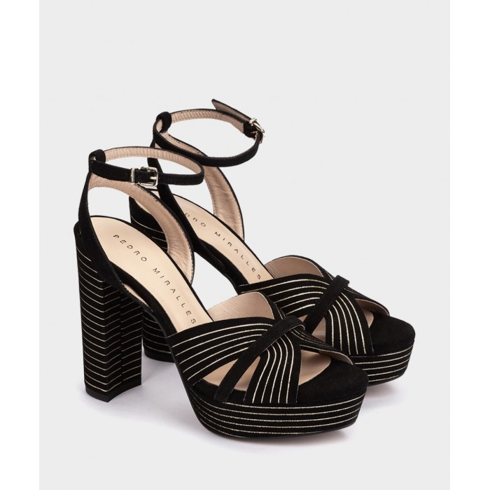 Sandalias Mujer Pedro Miralles Montefioralle 13351 Negro