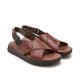 Sandalias Mujer 24 Hrs 11655 Cuero