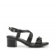 Sandalias Mujer 24 Hrs 25682 Negro