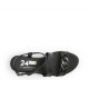 Sandalias Mujer 24 Hrs 25682 Negro