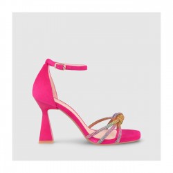 Sandalias Mujer Lodi Hatin Rosa Fucsia