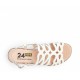 Sandalias Mujer 24 Hrs 25698 Blanco