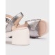 Sandalias Mujer Wonders Georgina D-1001 Plomo
