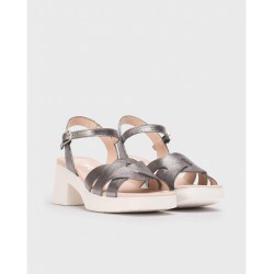 Sandalias Mujer Wonders Georgina D-1001 Plomo