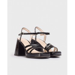 Sandalias Mujer Wonders Love M-5303 Negro