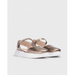 Sandalias Mujer Wonders Babi A-2441 Platino