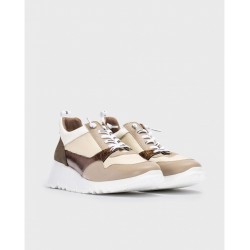 Deportivas Mujer Wonders Suki E-6730 Taupe