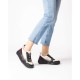 Deportivos Mujer Wonders Suki E-6730 Negro Crema