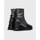 Botines Mujer Wonders India G-6614 Negro Plomo