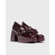 Mocasines Plataforma Mujer Wonders Tucson H-4941 Vino