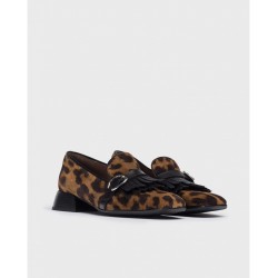 Mocasín Mujer Wonders Nunu C-7112 Leopardo