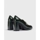 Zapatos Tacón Mujer Wonders Clark H-5925 Verde