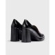 Zapatos Tacón Mujer Wonders Clark H-5925 Negro