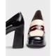 Zapatos Tacón Mujer Wonders Clark H-5925 Negro
