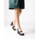 Zapatos Tacón Mujer Wonders Clark H-5925 Negro