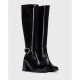 Botas Altas Mujer Wonders Mati L-1203 Negro