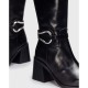 Botas Altas Mujer Wonders Mati L-1203 Negro