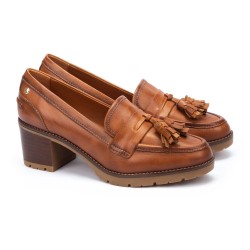 Mocasín Tacón Mujer Pikolinos Llanes W7H-3719 Brandy