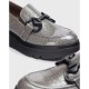 Mocasín Mujer Wonders Mira A-2821 Gris