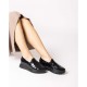 Mocasines Mujer Wonders Materia A-2454 Negro