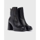 Botines Tacón Mujer Wonders Santo H-5923 Negro