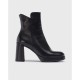 Botines Tacón Mujer Wonders Santo H-5923 Negro